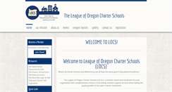 Desktop Screenshot of oregonleaguecharters.org